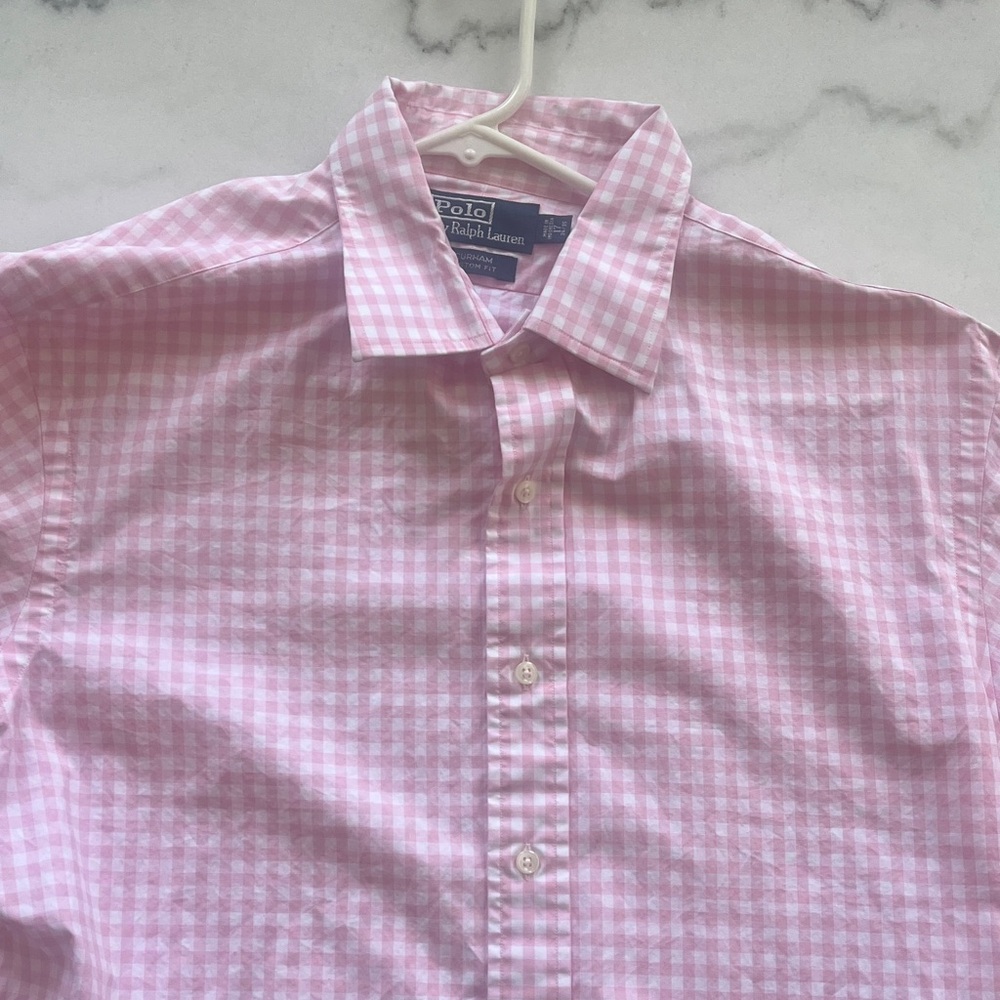 Polo by Ralph Lauren Pink Gingham Shirt